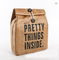 खाद्य पिकनिक के लिए OEM इन्सुलेट क्राफ्ट ब्राउन पेपर लंच बैग थर्मल कूलर बैग
