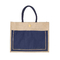 महिलाओं के लिए लिनन सिलाई कैनवास हेसियन शॉपिंग बैग कस्टम मुद्रित